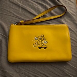 Coach X Disney Mickey F59528 wristlet